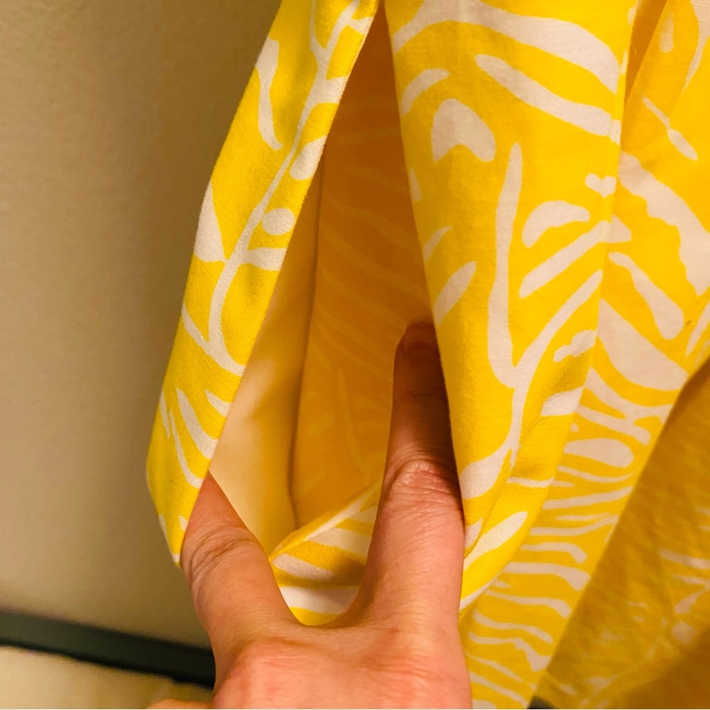 Elizabeth McKay Yellow Zebra Print Madeline Dress - Picture 7 of 7